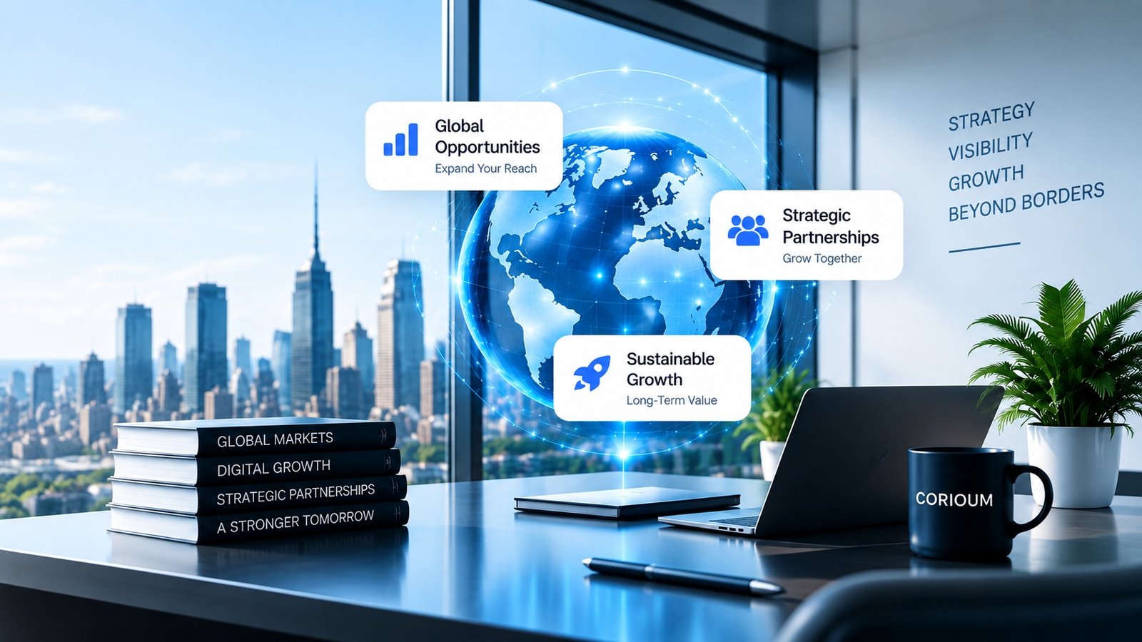 CORIOUM digital growth and global business opportunities