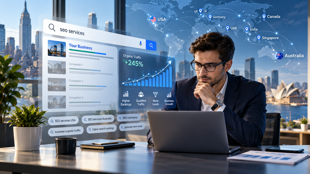 SEO services for businesses in the USA, Australia and global markets