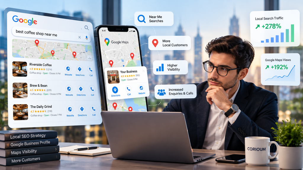 Local SEO services for Google Search, Maps and nearby customers
